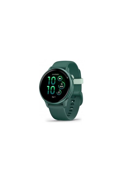 Garmin Ceas inteligent vivoactive 6, GPS, 42 mm, curea din silicon, Verde Jasper