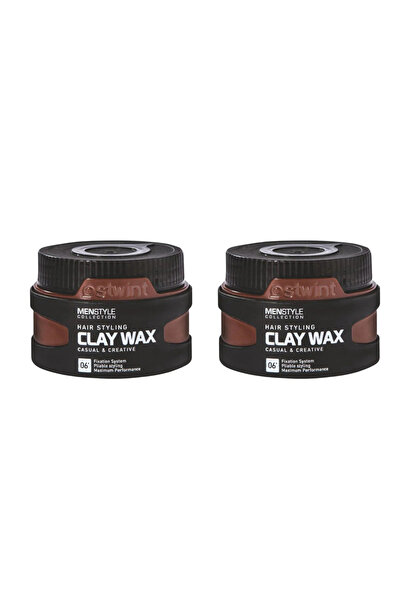 Ostwint Pack of 2x 06 matte clay hair wax - 150ml