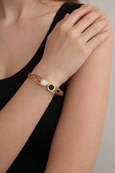 NO BRAND Women's Steel Clamp Bracelet