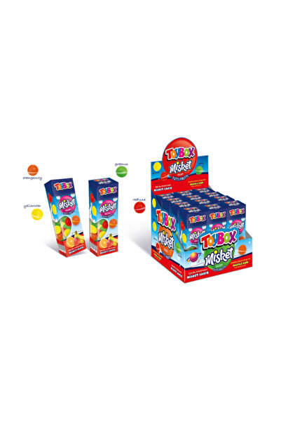 Toybox Misket Galaxy Tutti Frutti Şekerli Sakız 20 Gr * 12 Adet