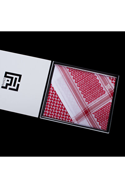 RAKEZ Men's red shemagh