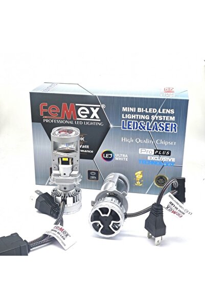 FEMEX Pro H4 Mini Bi-Led 50W Kendinden Mercekli