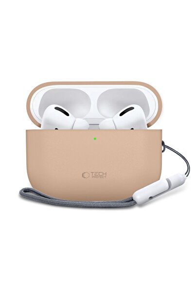 Tech-Protect Silicone Case for Apple AirPods Pro 3, Caffe Latte
