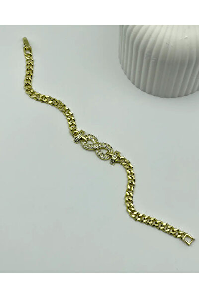 BİJU YILMAZ Xuping Ymz Gold Stone Infinity Bracelet - 25-Ymzb41
