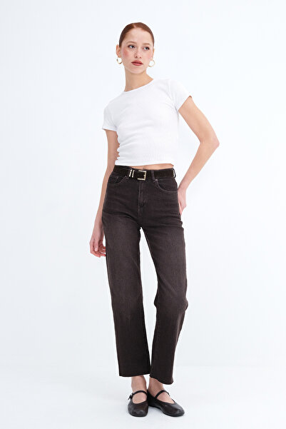 Addax Belted Jean Trousers Pn254