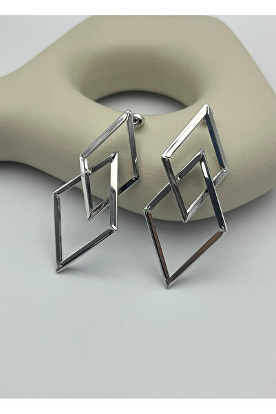 BİJU YILMAZ أقراط بتصميم فضي فاخر - 25-vip249