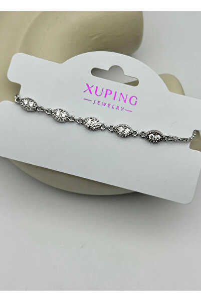 BİJU YILMAZ Xuping Silver Stone Lifted Bracelet - 25-Xpb138
