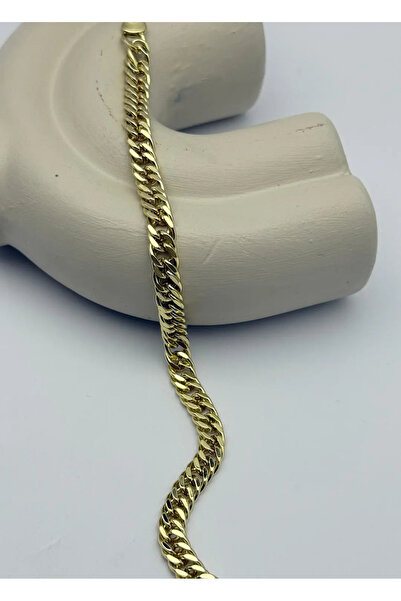 BİJU YILMAZ سوار ذهبي رفيع على شكل سلسلة سمكة من Xuping - 25-xpb119