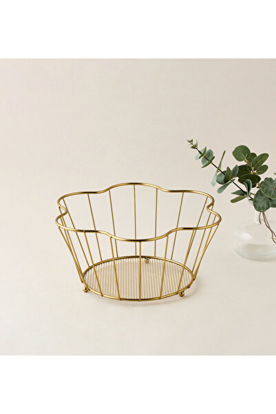 Lifestyle Elanza Floral Shaped Fruit Basket - 30 x 14 cms
