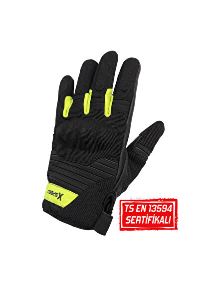 Xspeed Traffic EN/ TSE 13594 Sertifikalı Kışlık Korumalı Motosiklet Eldiveni