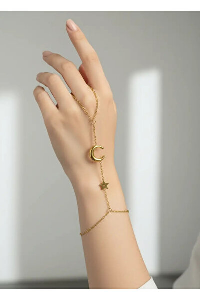 BİJU YILMAZ ساعة ستيل جولد مون ستار شاهميران - 25shm18