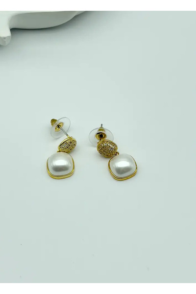 BİJU YILMAZ أقراط الذهب اللؤلؤية VIP - 25-vip86