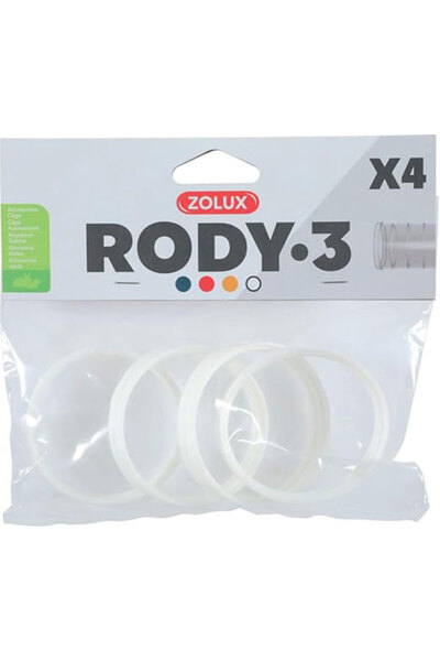 Zolux حلقة توصيل رودي 3 بيضاء