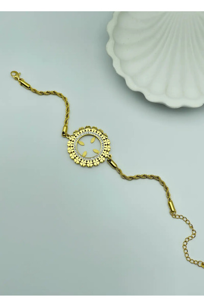 BİJU YILMAZ سوار ربع من الفولاذ الذهبي - 25-blk61