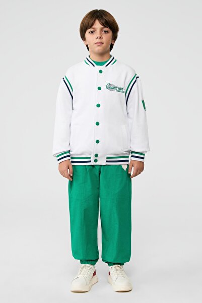 NBT JEANS Jachetă albă pentru băiat BG Store