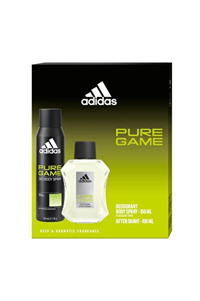 adidas Set 2 x Men's Gift Box Game, After Shave 100 ml, Deodorant 150 ml