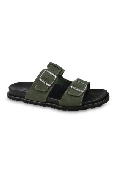 Ceyo 9989 Buckle Orthopedic Men's Slippers