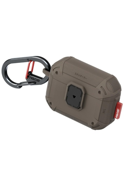 Skinarma Mecha LE Protective Case for Apple AirPods Pro 3, Brown