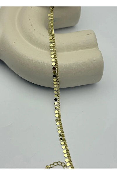 BİJU YILMAZ Xuping Gold Pullu Bileklik - 25 -xpb86