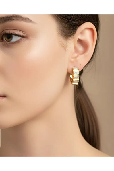 BİJU YILMAZ أقراط بتصميم حجر الورد من Xuping - 25-xpkp78