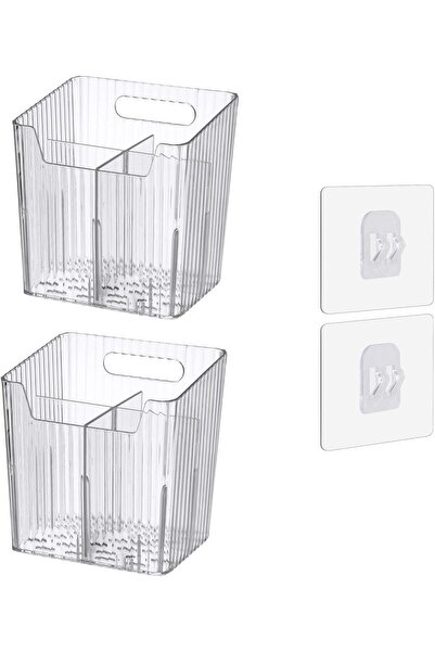 Arabest قطعتان من صناديق التخزين المنظمة، تُثبت على الحائط، أرفف معلقة عائمة ...