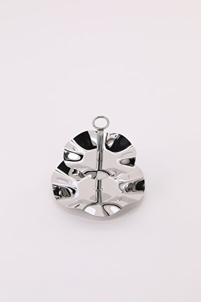 aljahwari Two-tier serving stand made of luxurious, shiny stainless steel