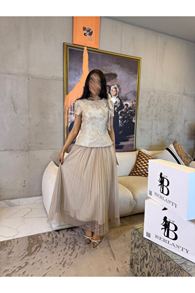 TOP BERLANTY The "Elegance" brown dress – a charming draped design by Top Ber...