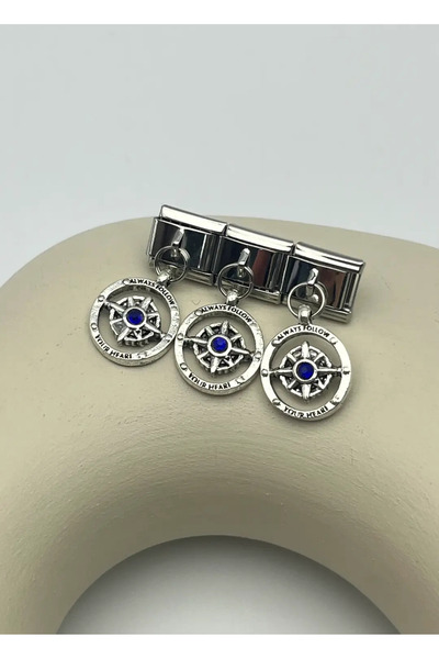 BİJU YILMAZ قلادة نومي الفضية الفولاذية - 25crm79