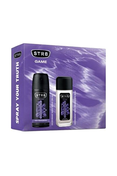 str8 Set 2 x Caseta Cadou Game, Deodorant Spray 85 ml si Deodorant Spray 150 ml