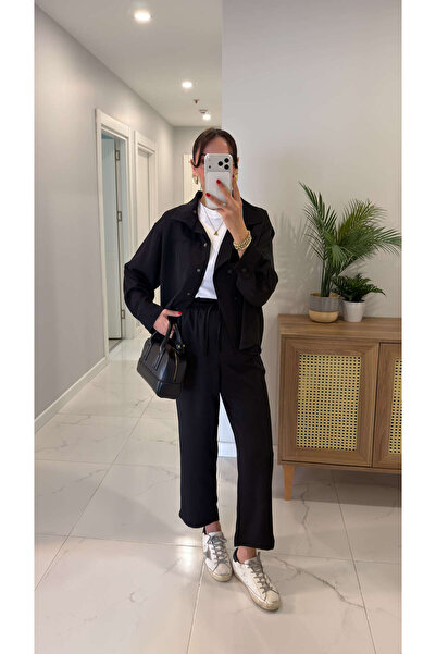 BİRCANÇİL Set cămașă premium negru Elevita