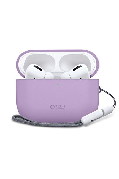 Tech-Protect Husă din silicon pentru Apple AirPods Pro 3, violet