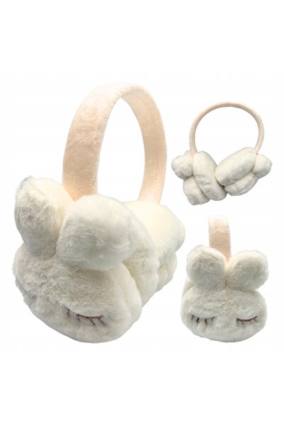 Other Winter Women's Children's Rabbit Fur Warm Plush Earmuffs