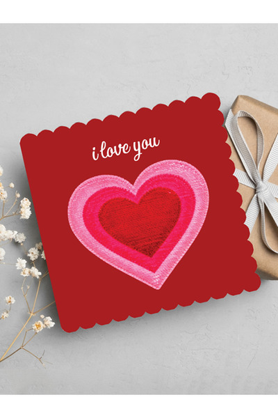 Share the Love أحبك، بطاقة معايدة