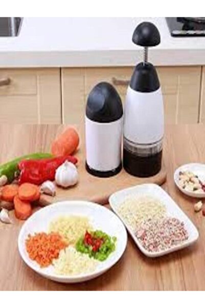 AyrStore Manuel Basmalı El Rondosu – Güçlü Bıçaklı Doğrayıcı – Kuruyemiş ve S...