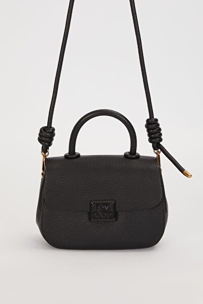 Levidor Black Knot Detail Strap Shoulder Bag