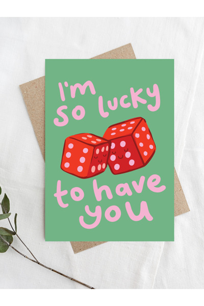 Share the Love بطاقة معايدة: محظوظون بوجودك