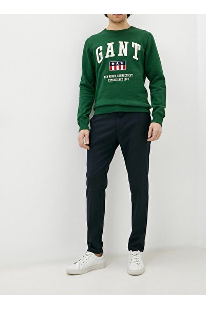 Gant Men Eden Green Regular Fit Sweatshirt