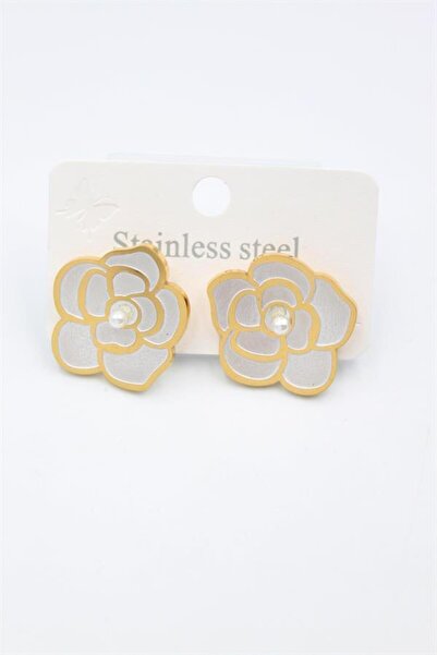 MENESSA Flower Earrings - Gold