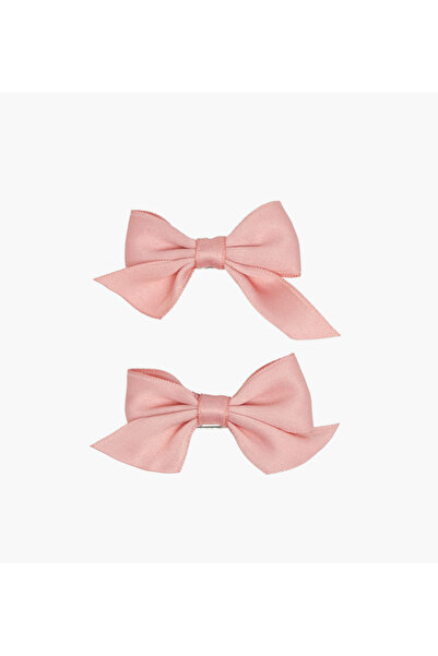 Lifestyle Pack of 2 Bow Shaped Hair Clips