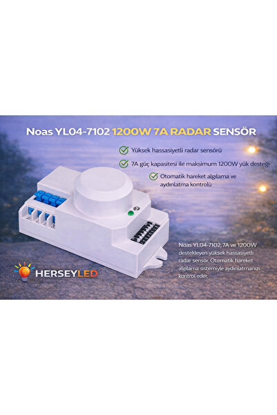 Noas YL04-7102 1200W 7A Radar Sensör
