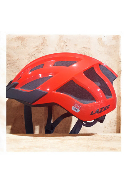 Lazer Bisiklet Kaskı – Hafif, Havalandırmalı, Ayarlanabilir, Yol & MTB, Turuncu