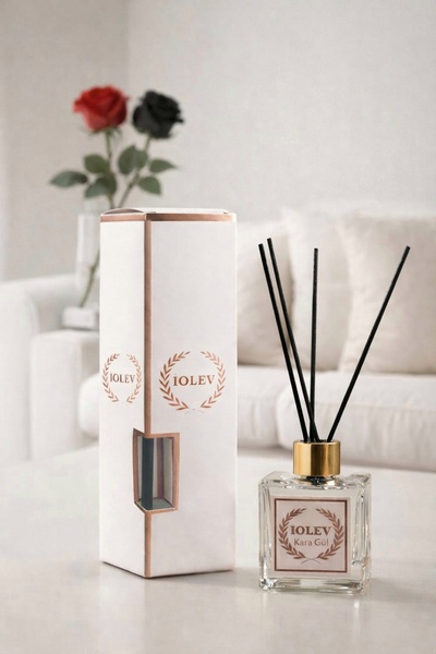 İOLEV Çubuklu Oda Kokusu. Çiçek Bahçesi + Sekoya + Odunsu + Kara Gül 100 ml (...