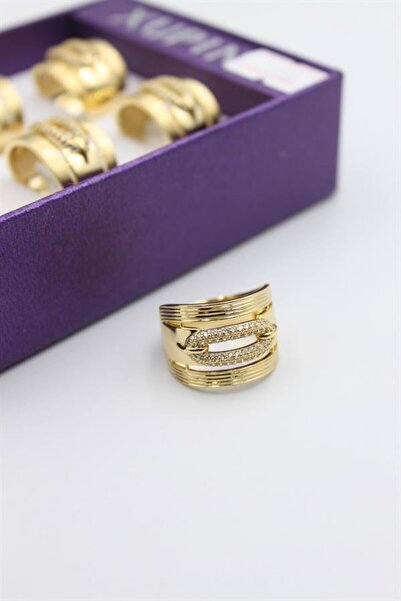 MENESSA علبة بها 6 حلقات Xuping - ذهبي