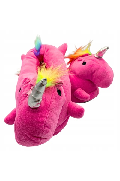 Other Unicorn Rainbow Winter Slippers for Women, Children, Warm 35-38