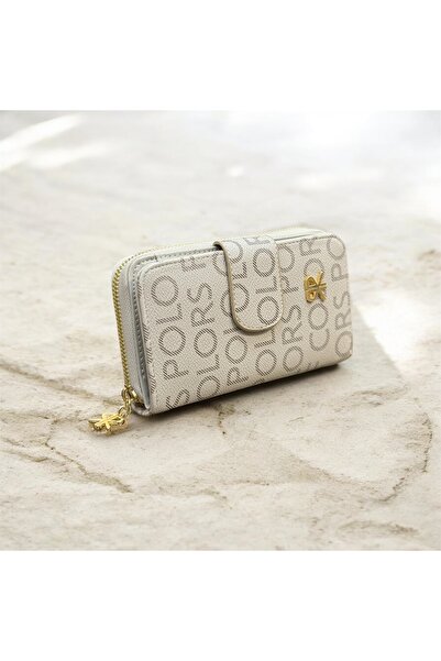 Polo Of Colors محفظة يد نسائية بطباعة EMP STONE مقاس 10x17