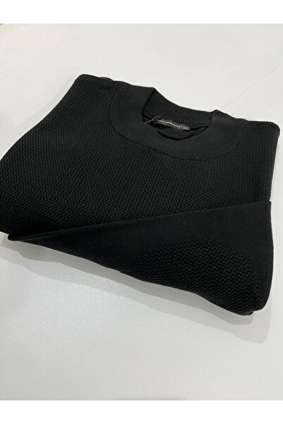 Tony Montana YARIM BALIKÇI YAKA BÜYÜK BEDEN DOKULU BATTAL TRİKO KAZAK TB3060