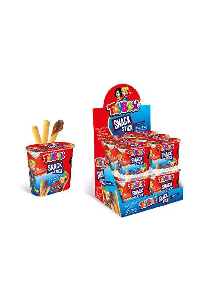 Toybox Snack Stick Kakaolu Fındık Kreması & Grissini 56 Gr * 12 Adet