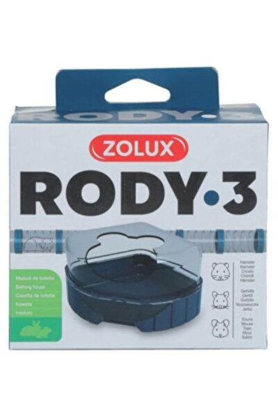 Zolux ملحقات حمام RODY3 الزرقاء للقوارض