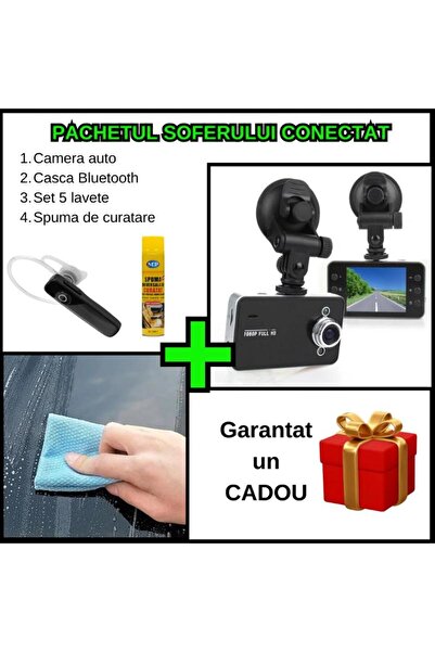 OEM Connected Driver Package - Car Camera+Bluetooth Headset+Set of 5 Microfib...