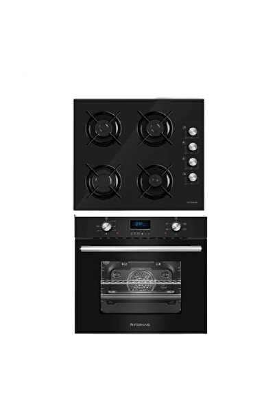 Ferre Femaş Siyah 2'Li ( 5002 - S 3140 - ) Ankastre Set